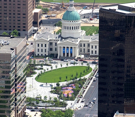 Kiener Plaza Park Ribbon Cutting